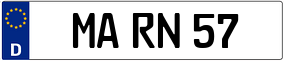 Truck License Plate